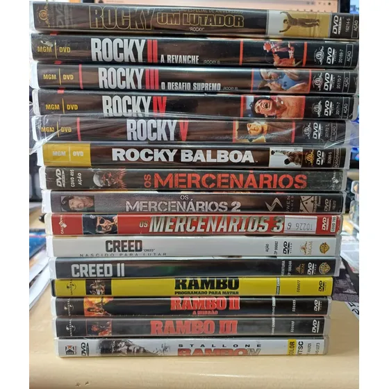 Dvd Rocky Balboa + Stallone - Colecao