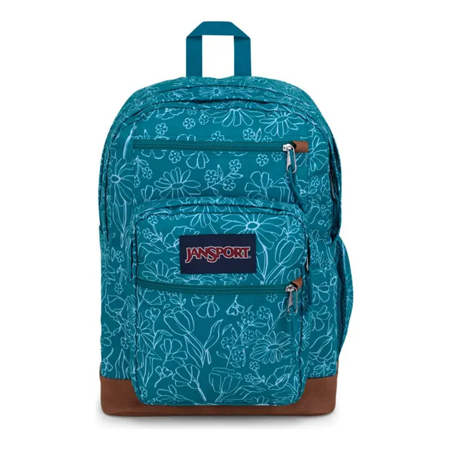 Mochila Jansport Cool Student Color Delightful Daisies Green