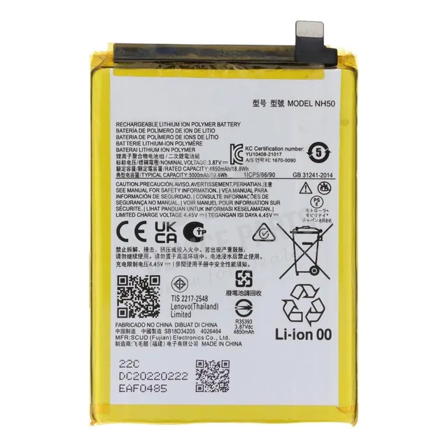 Bateria Pila Motorola Moto G53 Nueva Sellada Tienda Fisica