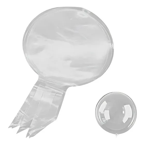 Burbuja Pvc Transparente 18 Pulgadas 45cm Gigante X10 Unidad