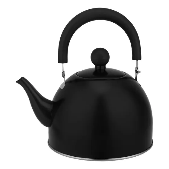 Pava Total Black 1.5lts Pico Matero Color Negro