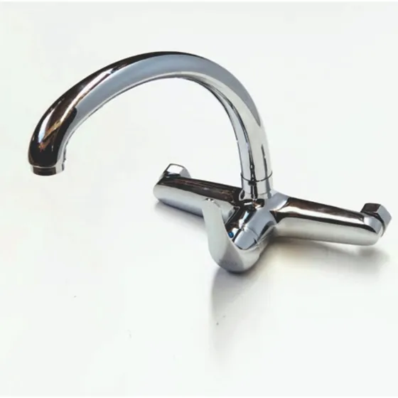 Monocomando De Pared Cocina 20 Cm Pico Alto Wico (rimontti)