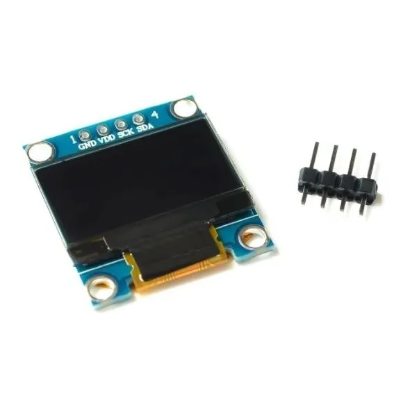 Lcd Oled 128x64 0,96 Azul Pulgadas