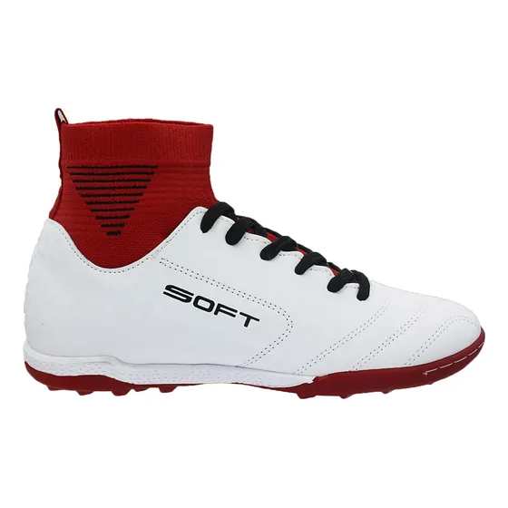 Botines Futbol Césped Sintético Pista Medias Alta Soft 380
