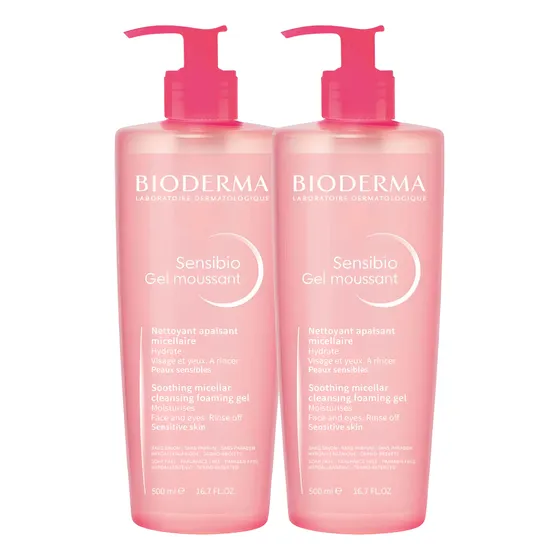 Duo Bioderma Sensibio Gel Moussant 500ml