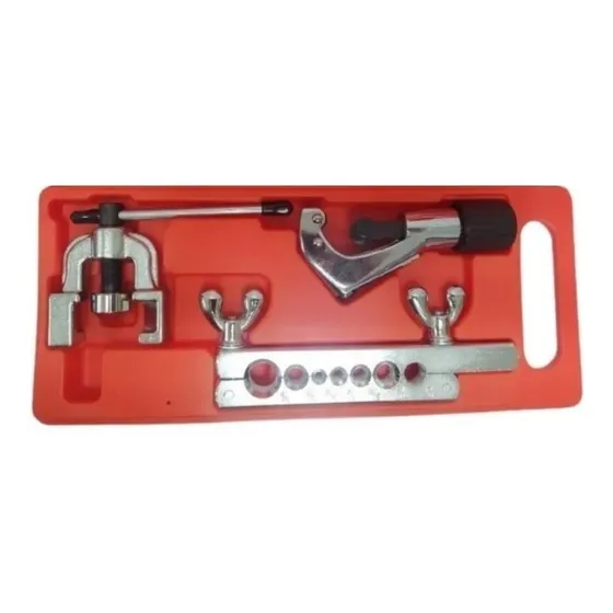 Kit Juego Pica Tubo Y Rebordeador Expansor Rachet Chacaito