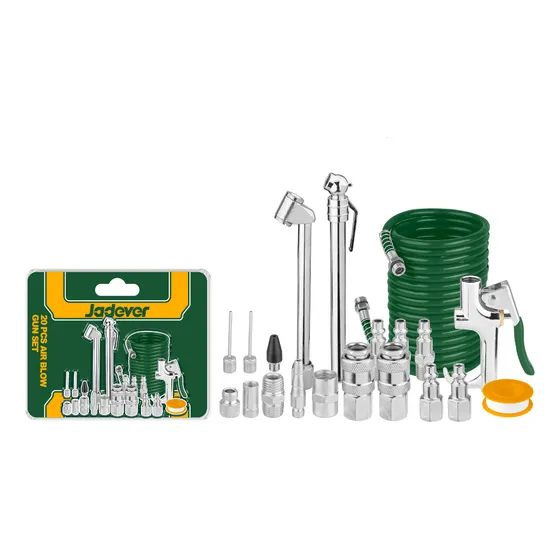 Set De Puntas Acoples Compresor 20pcs Pico Inflador Manguera