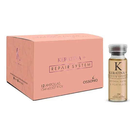 Ampolla Keratina de 15ml x 12u - Ossono