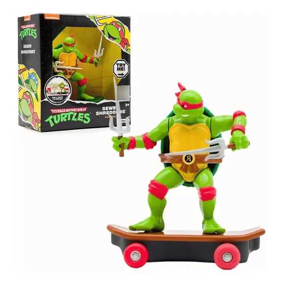 Mini Skate Raphael Tartaruga Ninja Sewer Shredders Candide