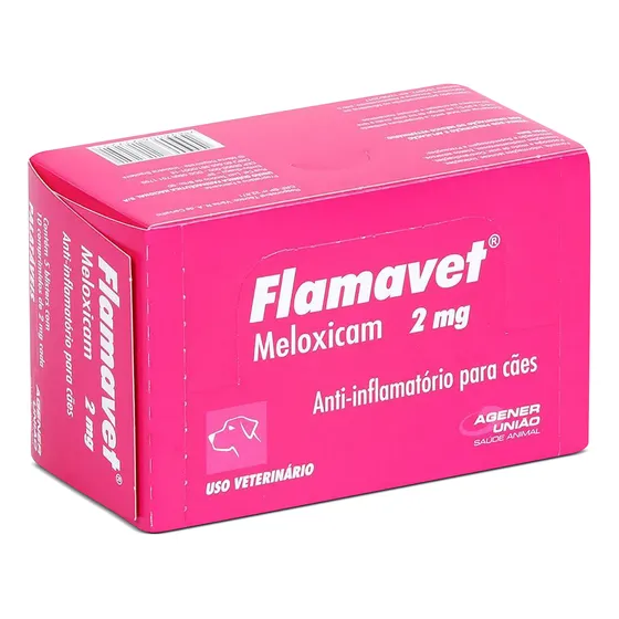 Flamavet Display 2mg Anti-inflamatório Para Cães E Gatos