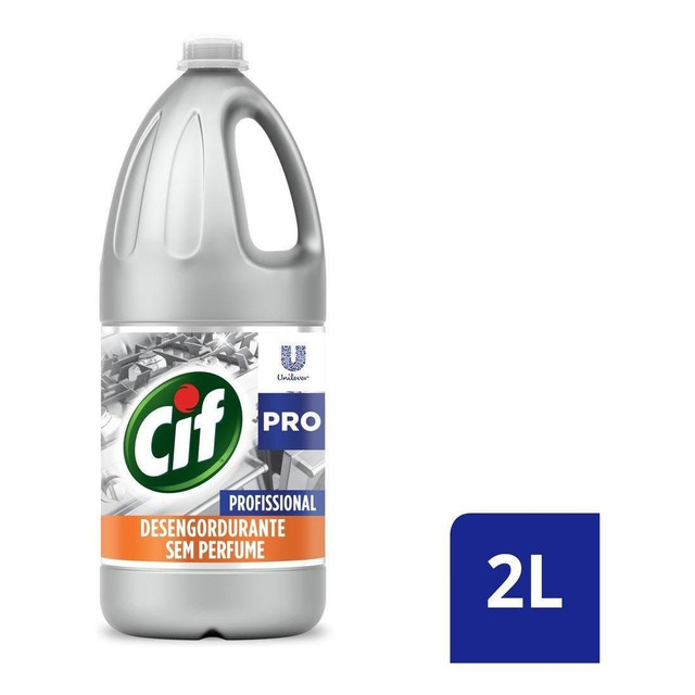 Limpador Desengordurante Profissional Sem Perfume 2l Cif Limpador Desengordurante Profissional Sem Perfume 2l Cif