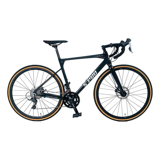 Bicicleta De Ruta S-pro Evo 2.0 Talle M Freno Disco Color Gris
