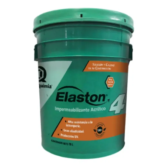 Impermeabilizante Ecológico Elaston Color Verde 19l