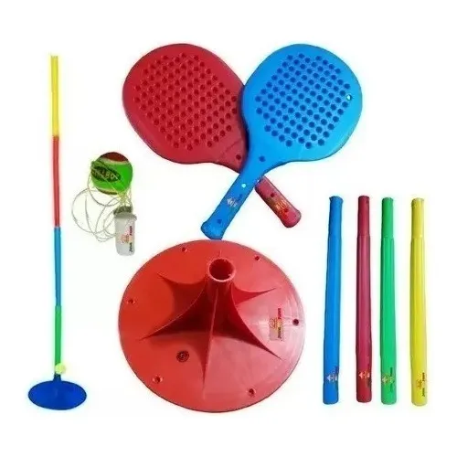 Juego Tenis Orbital + Accesorios De Tenis Niños Jardin 