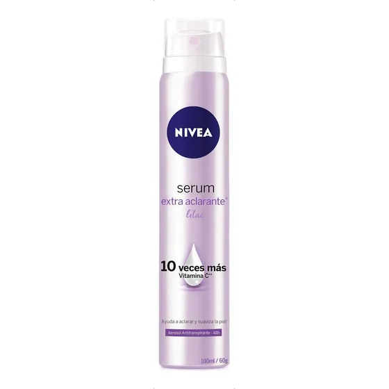 Antitranspirante en Aerosol Nivea Serum Extra Aclarante Lilac 100ml