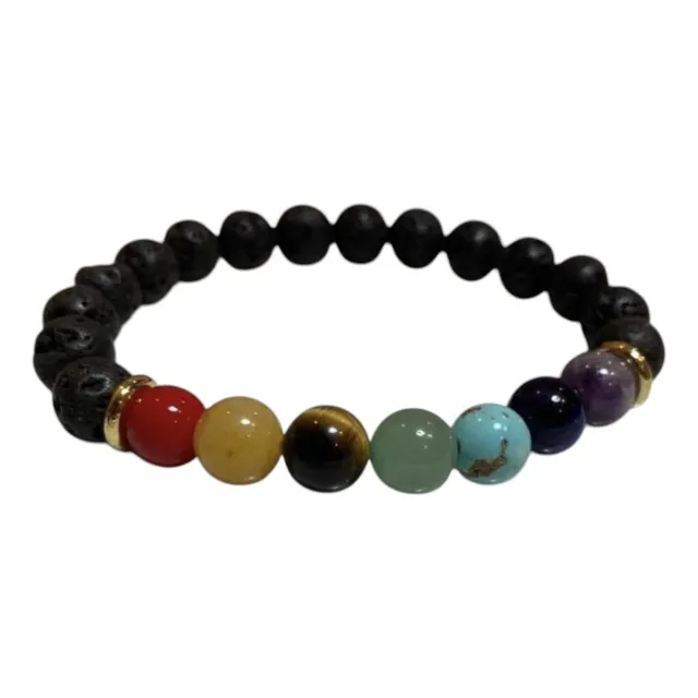 Pulsera 7 Chakras (piedra Natural)