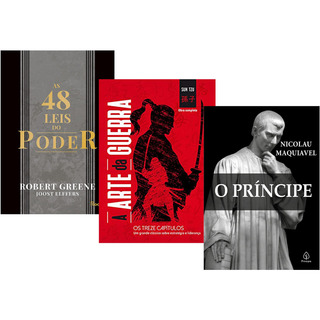 Kit As 48 Leis Do Poder + A Arte Da Guerra + O Príncipe Kit As 48 Leis Do Poder + A Arte Da Guerra + O Príncipe