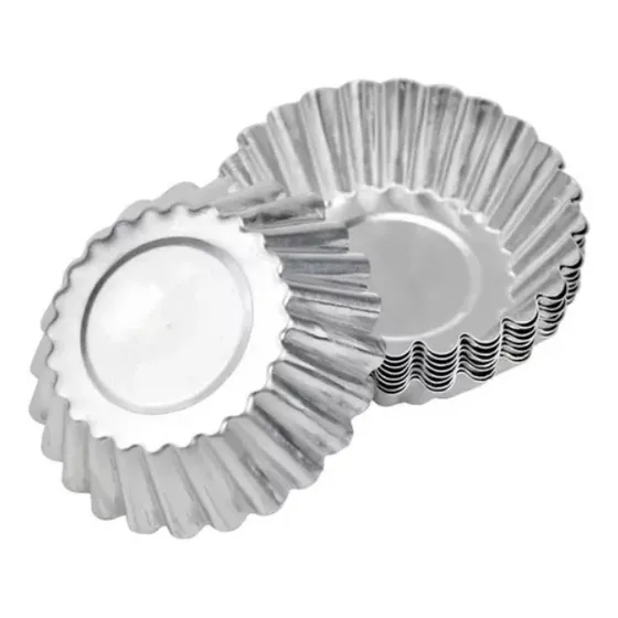 Mini Molde Individual De Aluminio For Egg Tarta, 100 U