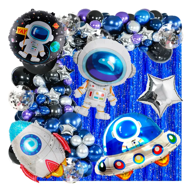 50 Art Globo Espacial Astronauta Cohete Estrella Luna Cielo