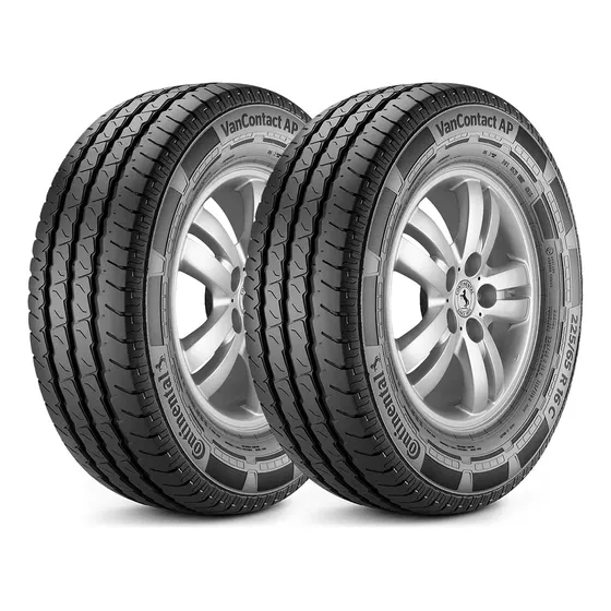 Kit 2 Pneus 205/70R15 Continental Vancontact AP 106/104R Aro 15 Pneu de carga 8 lonas