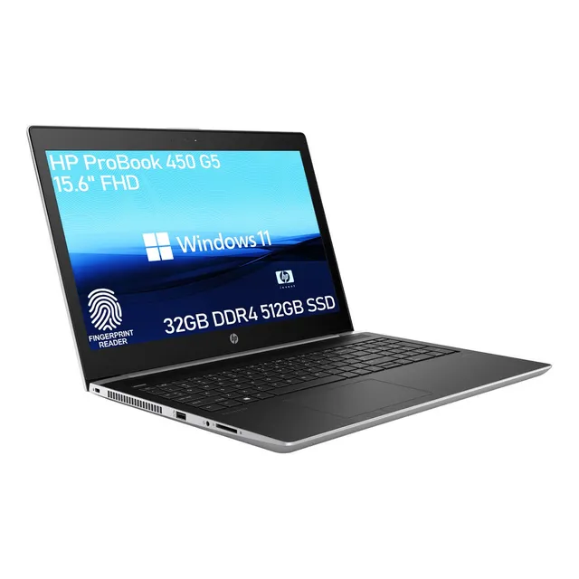 Hp Probook 450 G5 15.6in Fhd Core I5 8250 32g 512g Ssd Win11