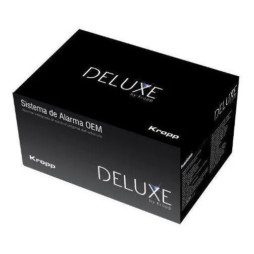 Alarma Auto Deluxe Volumétrica  Dos Controles Y 4 Bloqueos