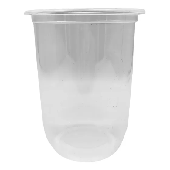 Vasos Curvos Pp 16oz 470ml 200 Pzas Para Sellar O Usar Tapa