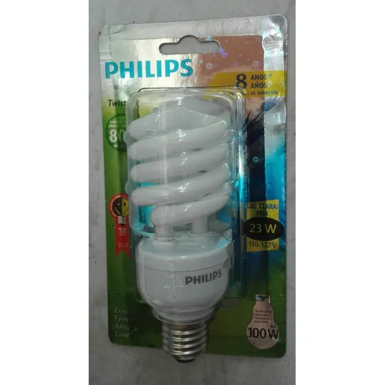 Bombillo Ahorrador Espiral 23w Philips