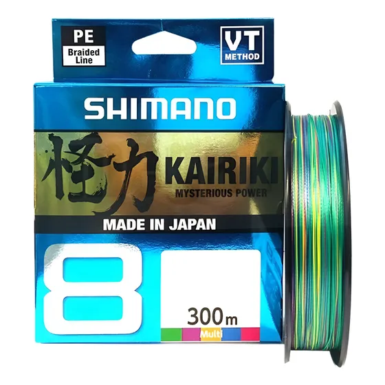 Multifilamento Shimano Kairiki 8 Hebras 300mtrs Multicolor 