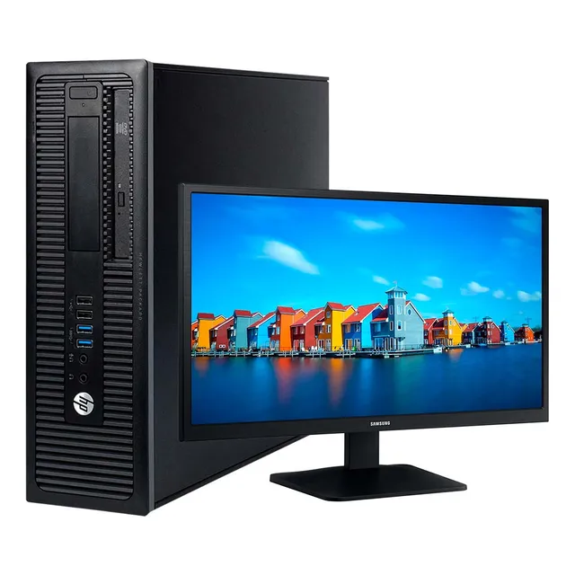 Computador Hp Core I5 Ram 8gb Ssd 240gb + Monitor 19 Nuevo