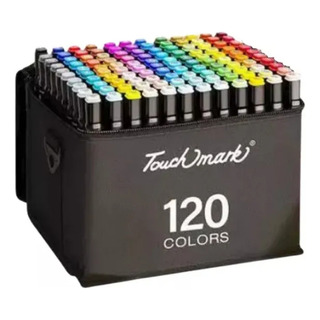 Conjunto Estojo Com 120 Canetas Marcadoras Cores Vibrantesne Conjunto Estojo Com 120 Canetas Marcadoras Cores Vibrantesne