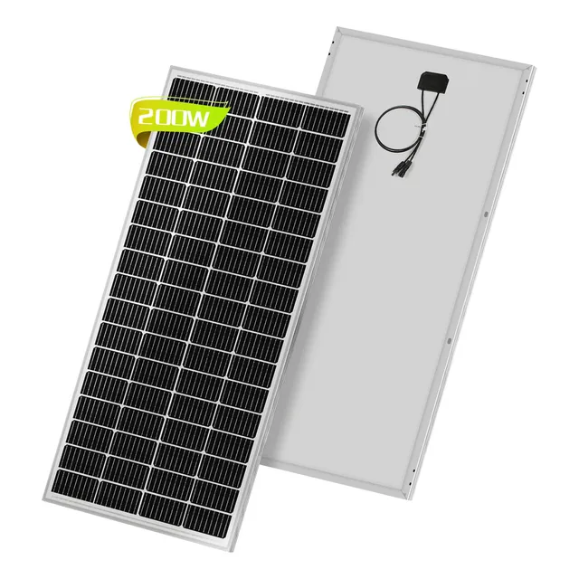 Panel Solar 200 W Monocristalino 9bb Modulo Fotovoltaico 12