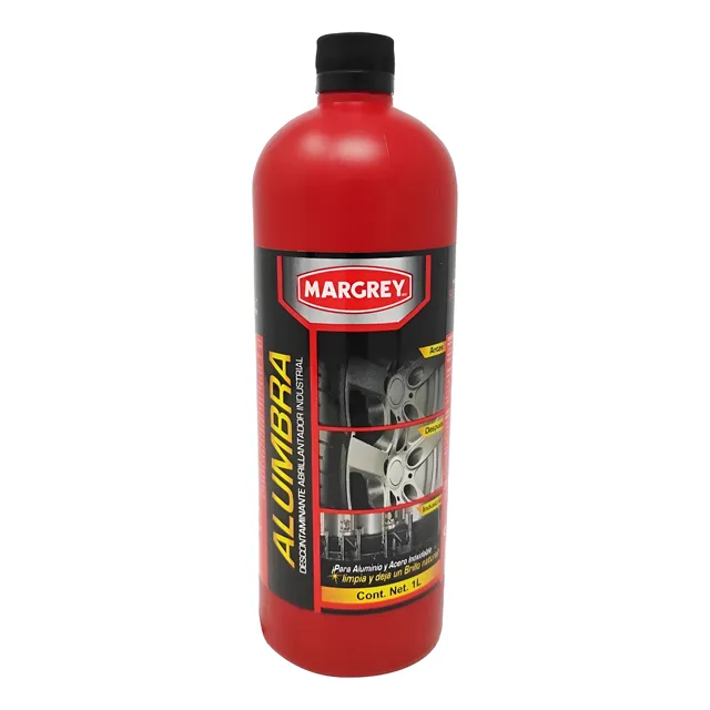 Alumbra 1lt Limpia Brillo Aluminio Acero Inoxidable Margrey