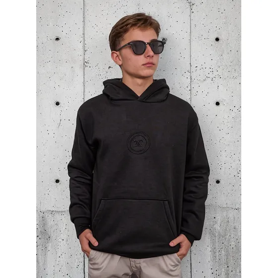 Hoddie After College Black
