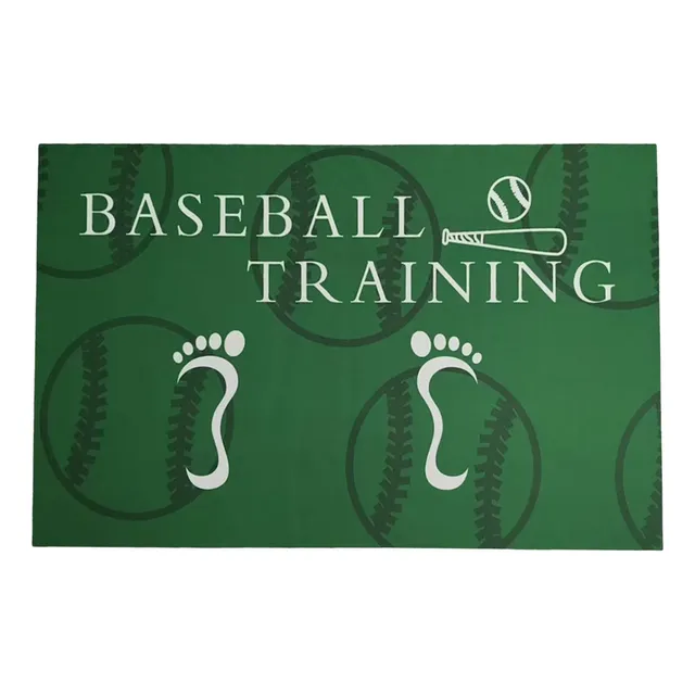 Estera De Entrenamiento De Softball De Béisbol Alfombra Port