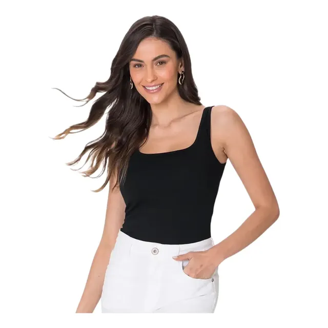 Regata Básica Feminina Malwee Original Cotton
