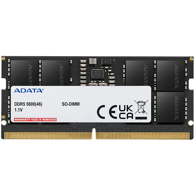 Memoria Ram Ddr5 Sodimm Adata 16gb 5600mhz Pc5-44800 1.1v