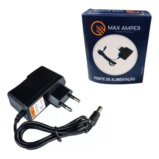 Kit 10 Fontes 12v 1a Bivolt Para Câmera De Segurança Cftv