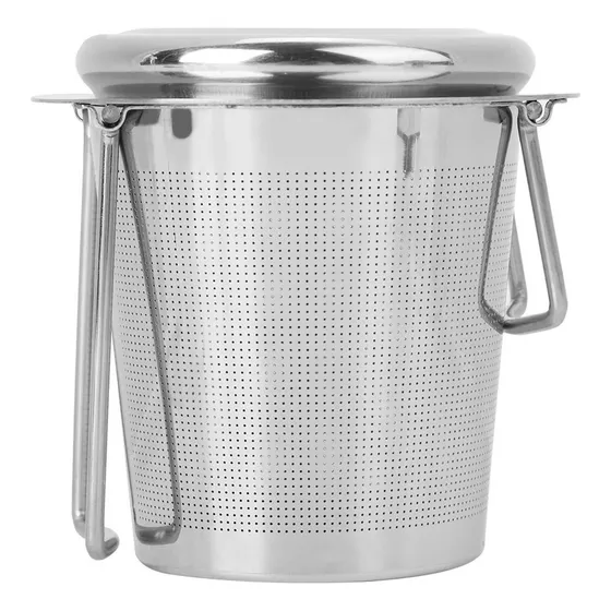 Taza De Metal Infusor De Filtro Té De Malla Acero Inoxidable
