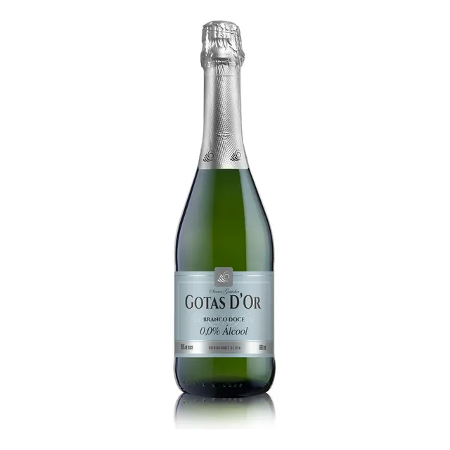 Espumante Branco Gotas D'or Sem Álcool 660ml - Garibaldi