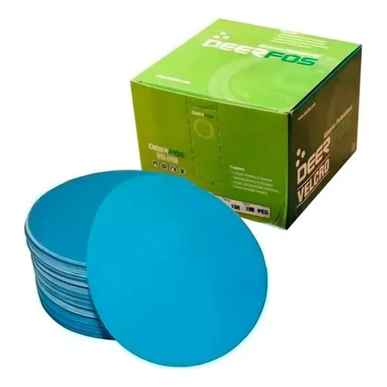 Disco Lixa 125mm 5 Pol. 10 220/320/800/1200/1500/2000 Quantidade De Cascalhos 1200