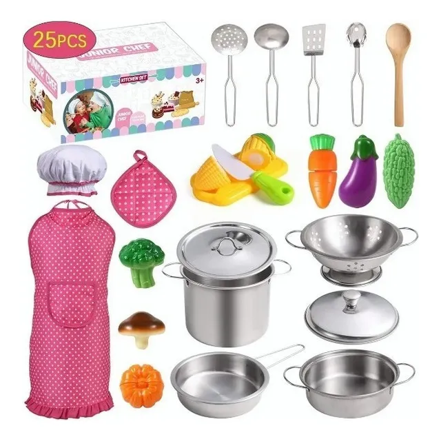 Juguetes De Utensilios De Cocina Niños Ollas Y Sartenes