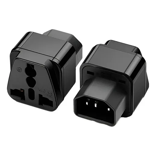 2pack Daptador Ups C14 A C13 Au Us Uk Eu Enchufe