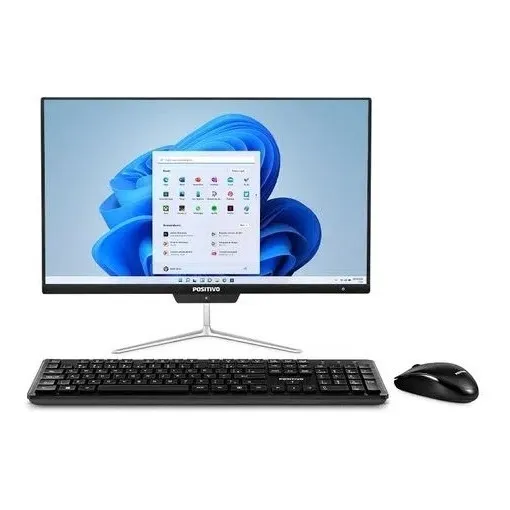 All In One Positivo Core I3 8ger 4gb Ssd 120gb Risco Na Tela