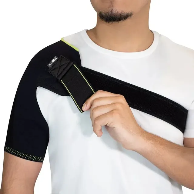 Suporte De Compressão De Ombro Ajuste Duplo 3d Knit Mercur