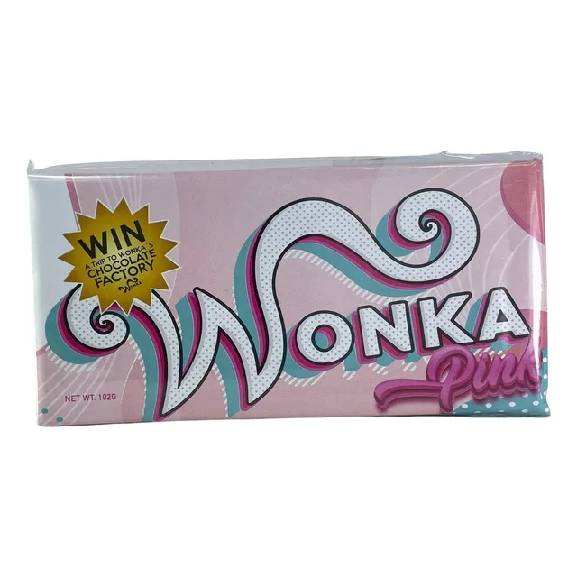 Barra De Chocolate Wonka Sabor Pink