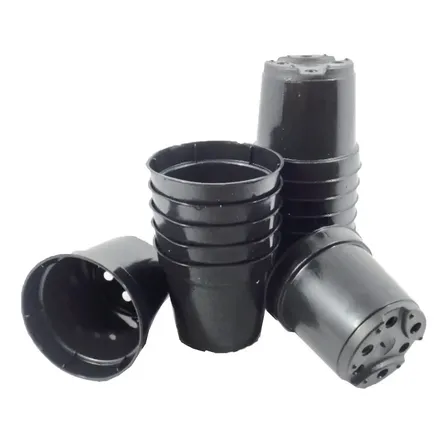 150 Vasinhos Pote 6 Preto P/ Suculentas E Mini Plantas. Preto Vaso Pote 06