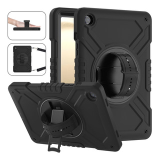 Funda Híbrida Negra Para Samsung Galaxy Tab A9+ X210 Funda Híbrida Negra Para Samsung Galaxy Tab A9+ X210