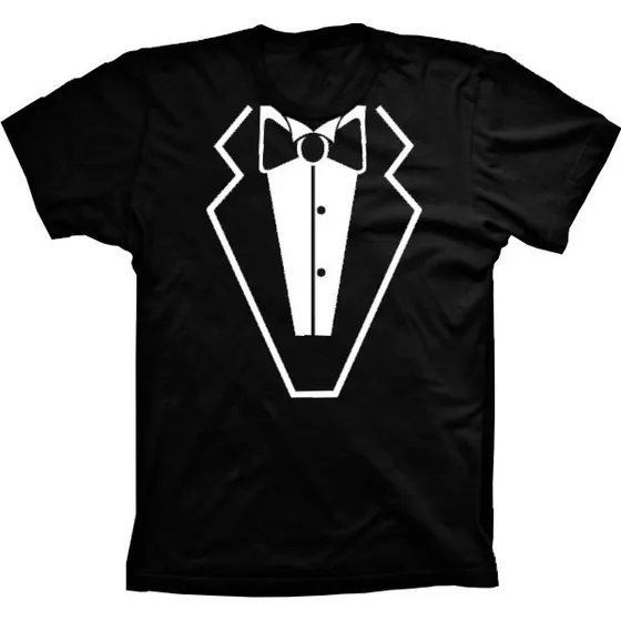 Camiseta  Smoking - Camisa Algodão Engraçadas
