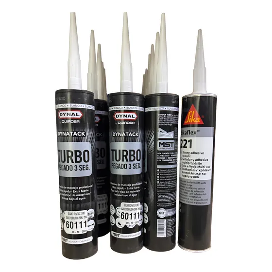 Adhesivo Montaje Multiuso Dynatack Turbo Blanco 290ml  Dynal Blanco